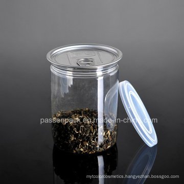 Pet Plastic Food Jar with Aluminum Easy-Open Lid (PPC-CSRN-031)